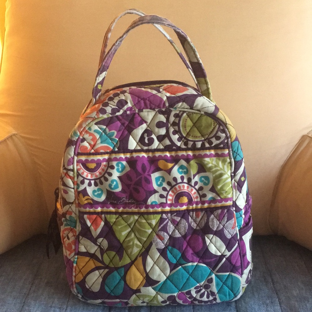 COPY - Vera Bradley lunch bag, Plum Crazy